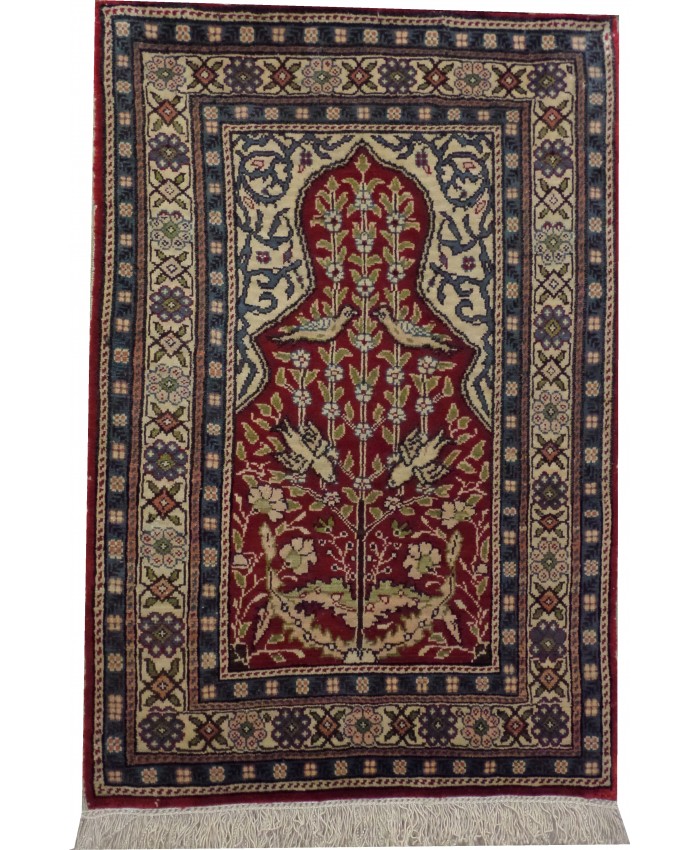 Handmade Turkish Kayseri Original Silk Carpet  – FREE SHIPPING..! 